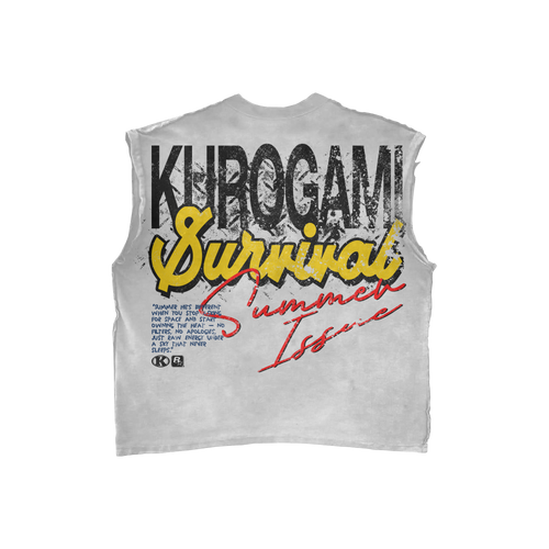 KUROGAMI Summer Survival sleeveless shirt