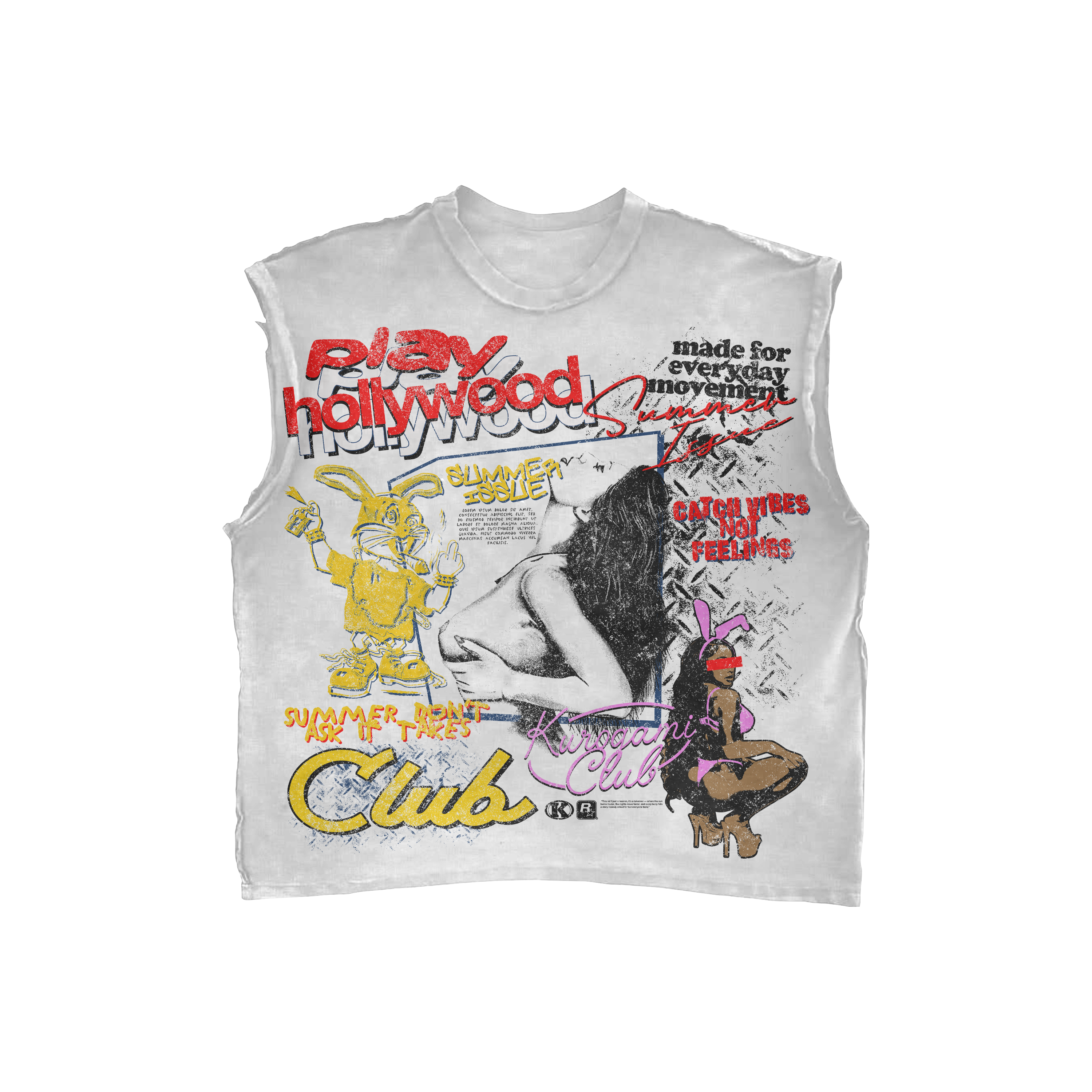KUROGAMI Summer Survival sleeveless shirt