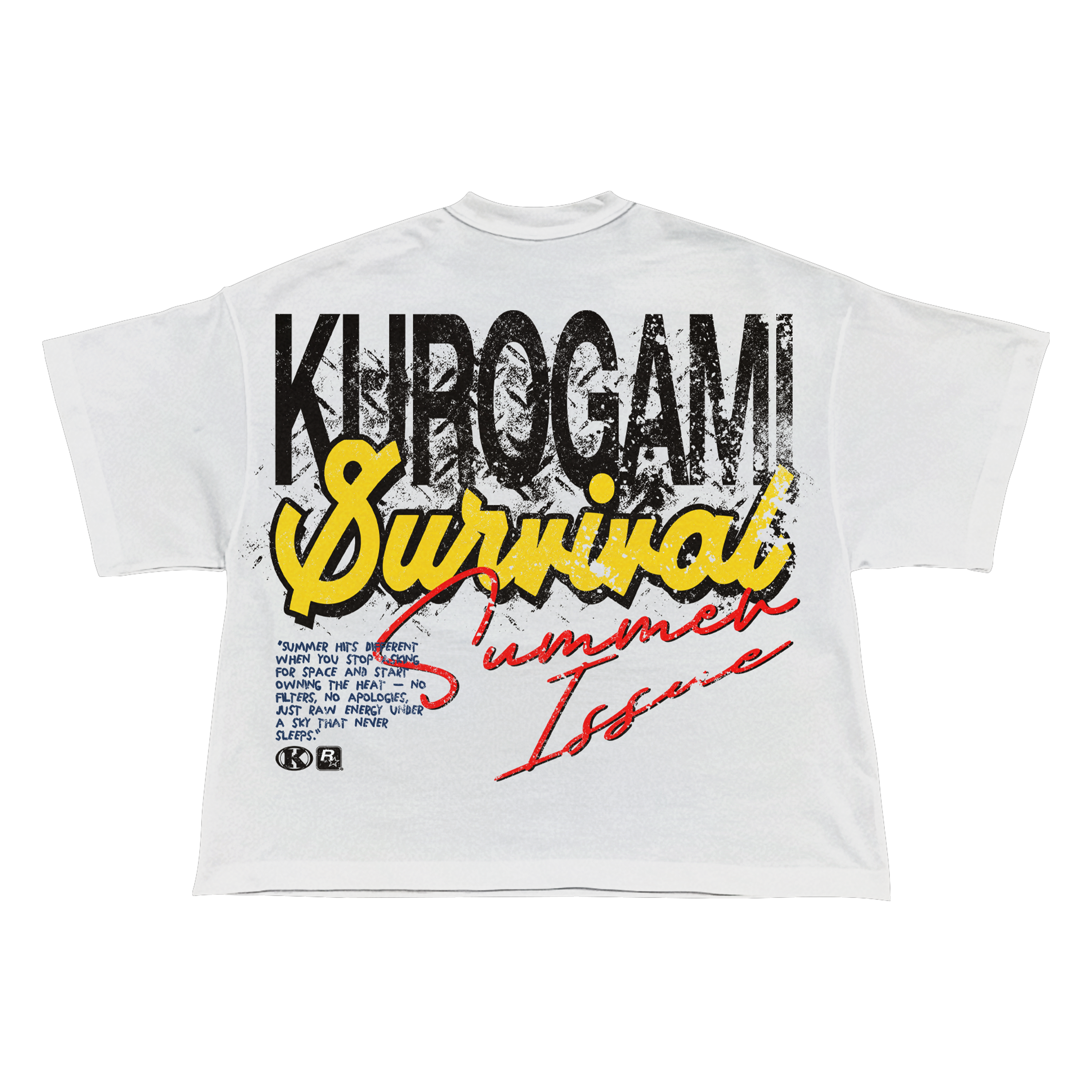 KUROGAMI Summer Survival Short sleeve shirt