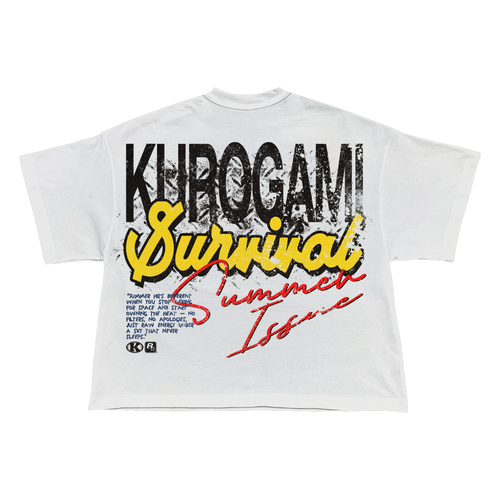 KUROGAMI Summer Survival Short sleeve shirt